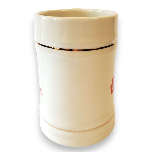 Heinz Chef Francisco Soup Mug Stein Ceramic Gold Trim Vintage Advertising Promo - Picture 5 of 8